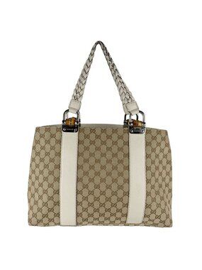 Gucci Tote Bamboo Totes Beige